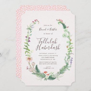 Wild Flower Brunch and Bubbly Invitations