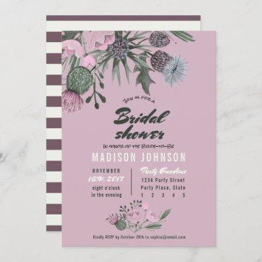 Wild Flowers | pink | Bridal Shower Invitations