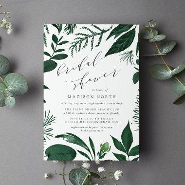 Wild Forest | Botanical Bridal Shower Invitations