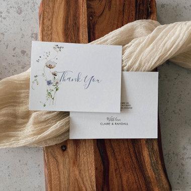 Wild Forest Floral Wedding Thank You Invitations