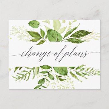 Wild Meadow | Bridal Shower Change of Date PostInvitations