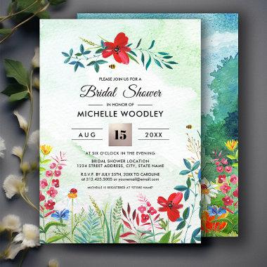 Wild Meadow | Summer Forest Bridal Shower Invites