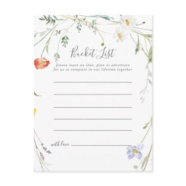 Wild Multicolor Floral Bucket List