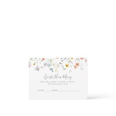 Wild Multicolor Floral Guess How Many Game