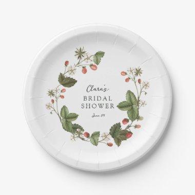 Wild Strawberries  Paper Plates