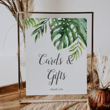 Wild Tropical Palm Invitations and Gifts Sign