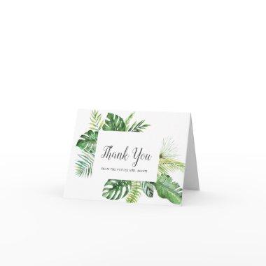 Wild Tropical Palm Future Mrs Thank You Invitations