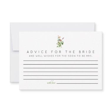 Wildflower Advice for the Bride Invitations