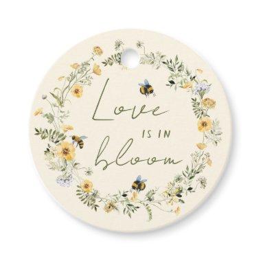 Wildflower Bee  Favor Tags