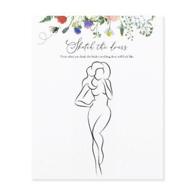 Wildflower Bee  Game Sketch the Dress