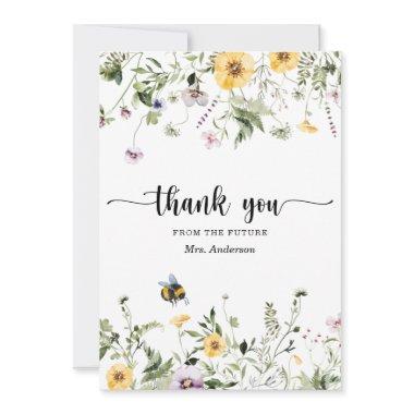 Wildflower Bee  Thank You