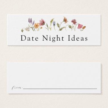Wildflower Bloom Date Night Idea Invitations