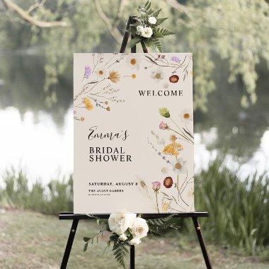 Wildflower Boho  Welcome Foam Board