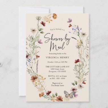 Wildflower Boho By Mail Bridal Invitations
