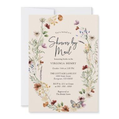 Wildflower Boho By Mail Bridal Invitations