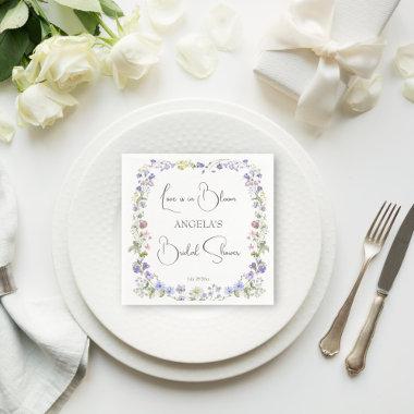 Wildflower boho flowers  napkins