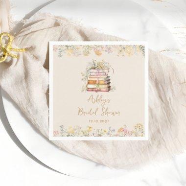 Wildflower Book Theme  Napkins