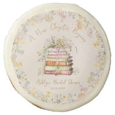 Wildflower Book Theme  Sugar Cookie