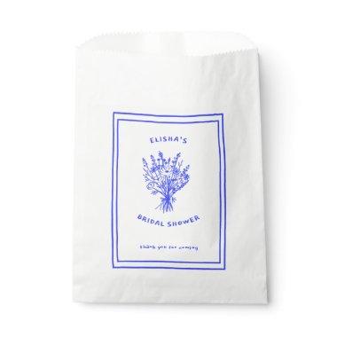 Wildflower Bouquet Rustic Whimsical  Favor Bag