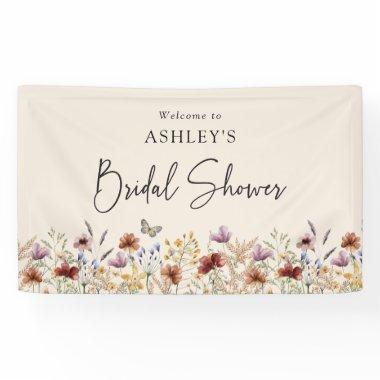Wildflower Bridal Shower Banner