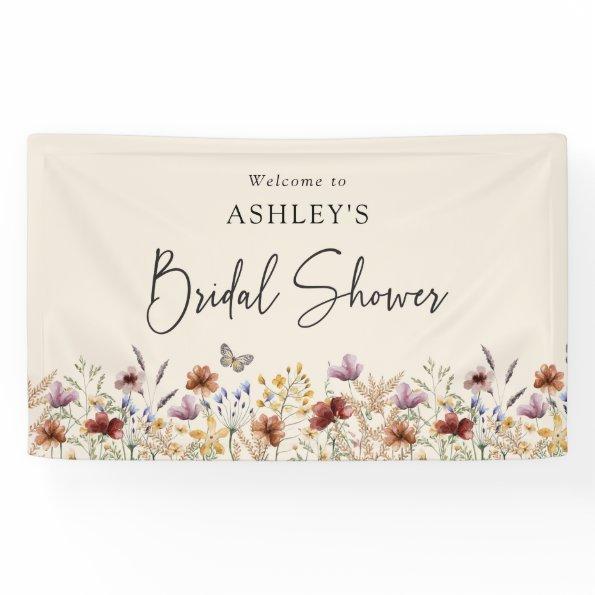 Wildflower Bridal Shower Banner