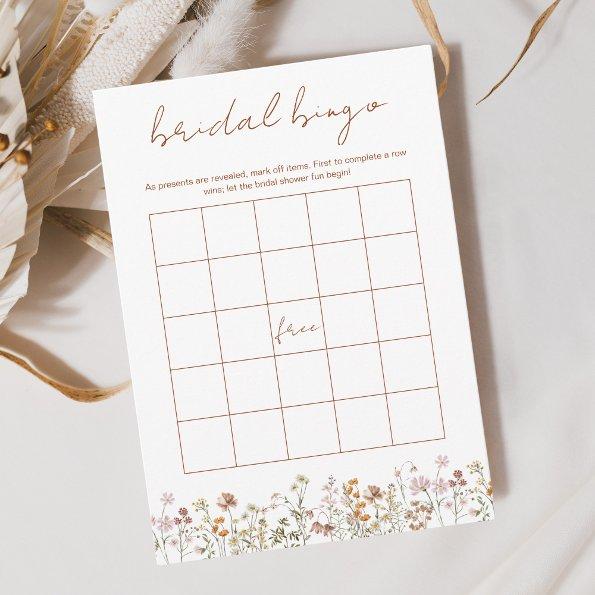 Wildflower  Bingo Boho Garden Game