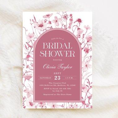 Wildflower  Blush Pink Floral