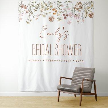 Wildflower Bridal Shower Garden In Bloom Tapestry