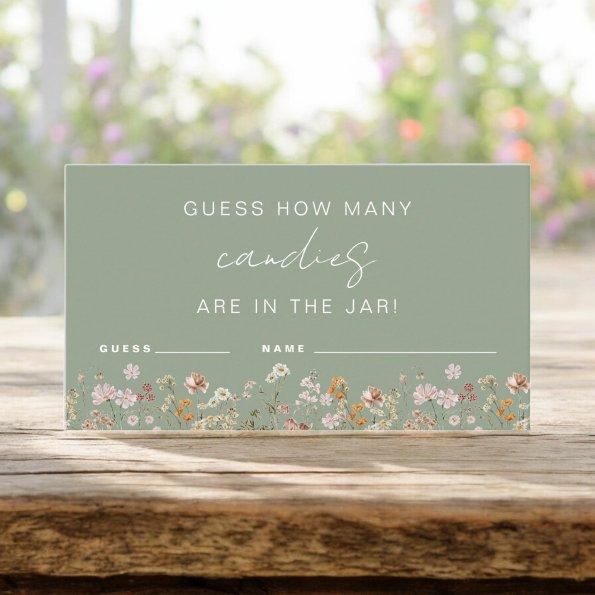 Wildflower  Guess How Many Candy Game Enclosure