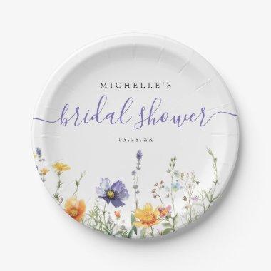 Wildflower  Paper Plates