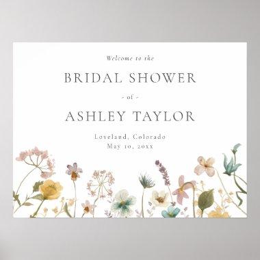 Wildflower Bridal Shower Poster