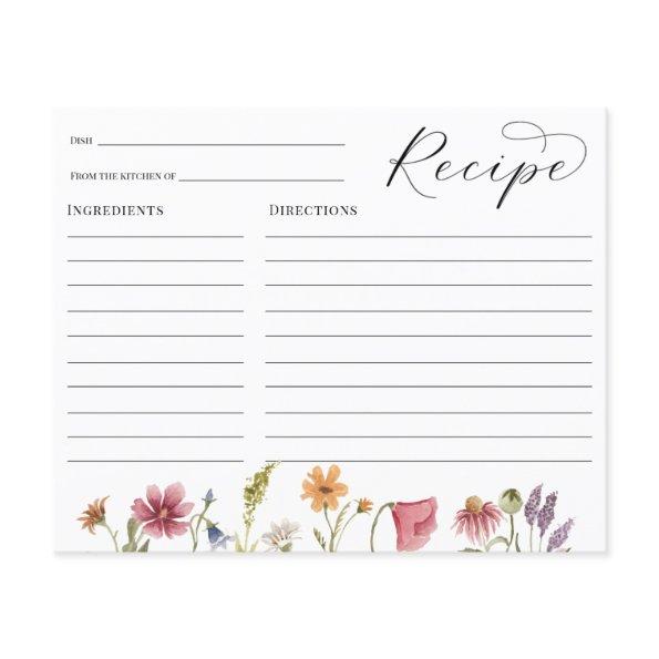 Wildflower  Recipe