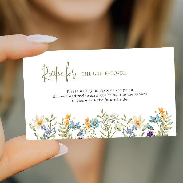 Wildflower  recipe request enclosure