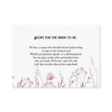 wildflower  request recipe for bride enclosure