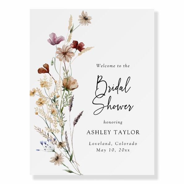 Wildflower Bridal Shower Sign