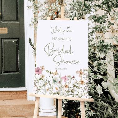 Wildflower Bridal Shower Welcome Sign