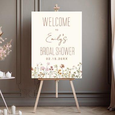 Wildflower  Welcome Sign In Bloom