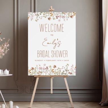Wildflower  Welcome Sign In Bloom