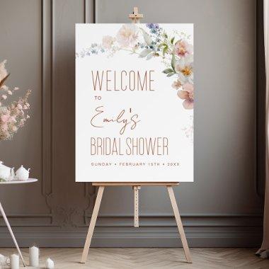 Wildflower  Welcome Sign In Bloom