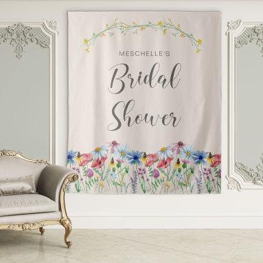 Wildflower Charm Cottage Garden  Tapestry