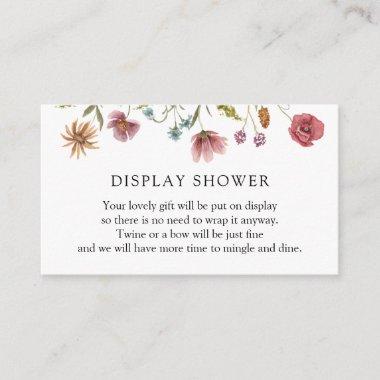 Wildflower Display Shower Enclosure Invitations