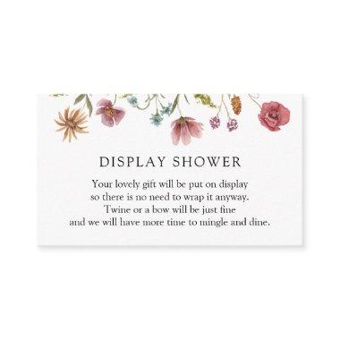 Wildflower Display Shower Enclosure Invitations