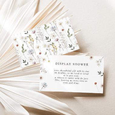 Wildflower Display Shower Enclosure Invitations