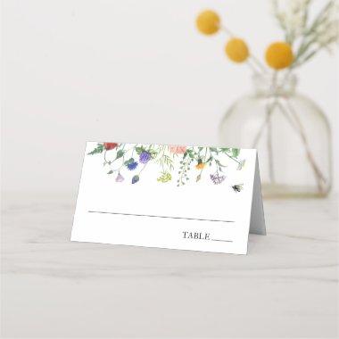 Wildflower Fields and Buzzing BeesName Place Invitations