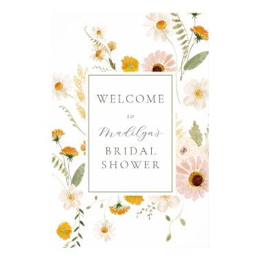 Wildflower Fields Boho  Welcome Sign