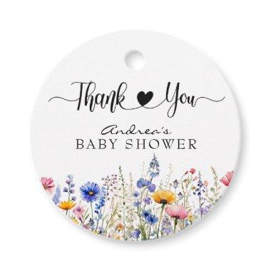 Wildflower Floral |  Thank You Favor Tags