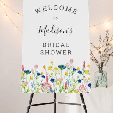Wildflower Garden Bridal Shower Welcome Sign