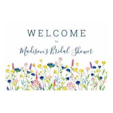 Wildflower Garden Bridal Shower welcome sign