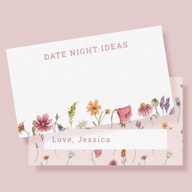 Wildflower Garden Date Night Ideas Enclosure Invitations