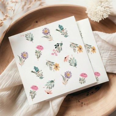 Wildflower Love in Bloom  Napkins